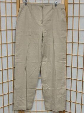 NWOT Trina Turk beige linen pants size 10